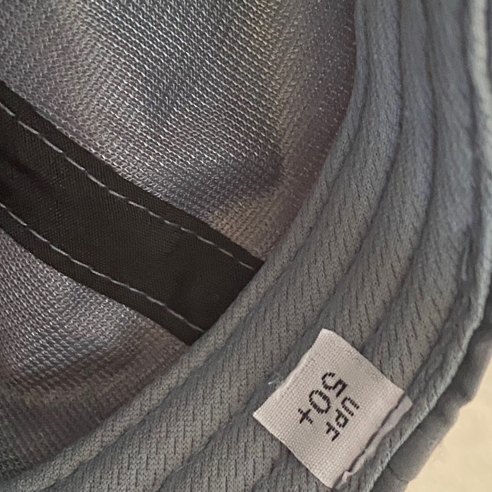 Golf Hat with sunscreen built in.